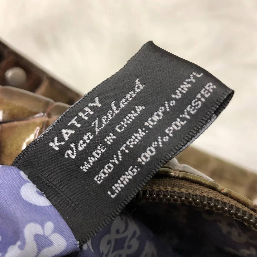 Kathy Van Zealand Large Duffle Style  Weekender Shoulder Purse Satchel Bag - Picture 9 of 16